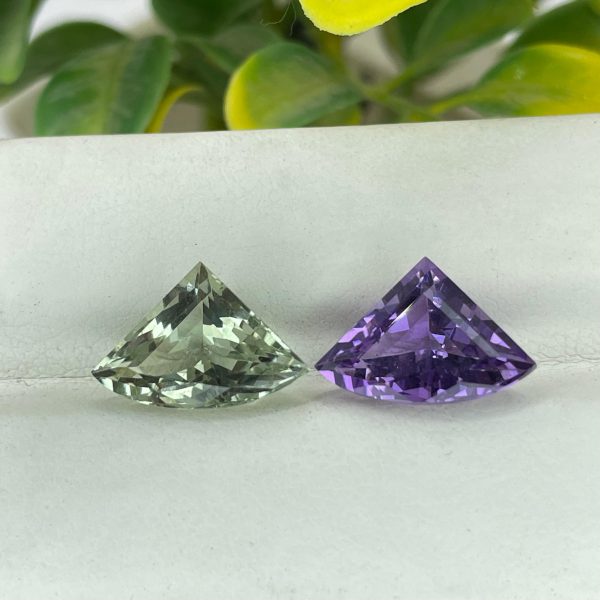 green and purple amethyst